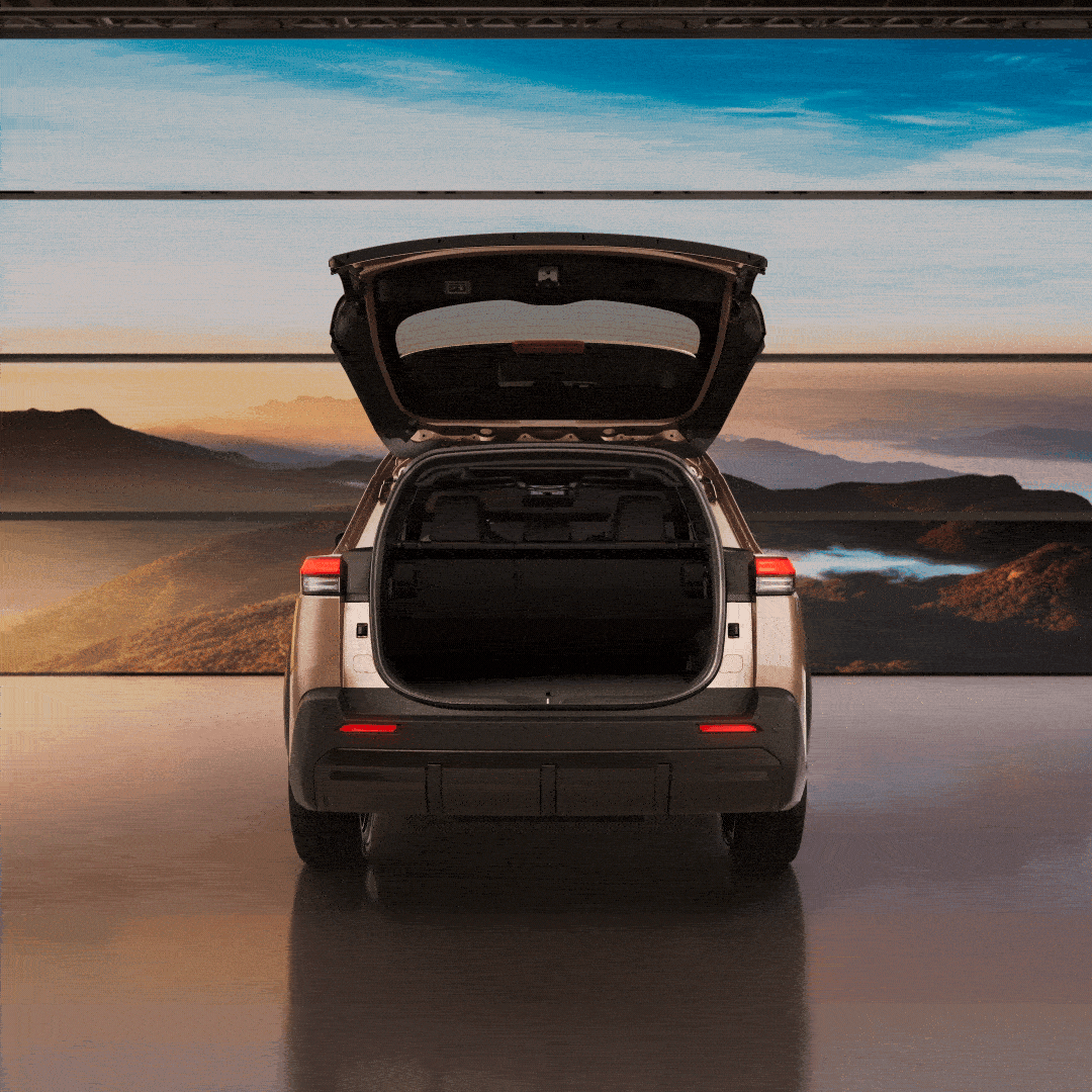 Animation showing bZ4X Touring’s spacious boot
