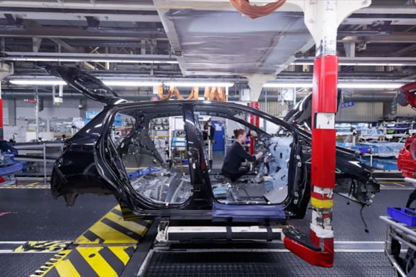 Toyota Yaris en cours de production