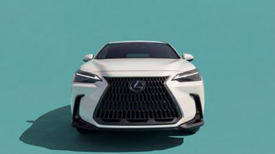 Side view of a Lexus RX parked on a street