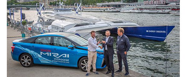 Toyota supports the world’s first hydrogen-powered boat