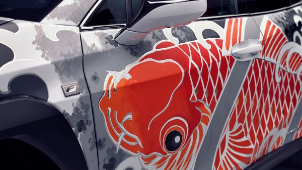 LEXUS UNVEILS THE WORLD’S FIRST TATTOOED CAR