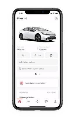 MyToyota App Plug-in Hybrid