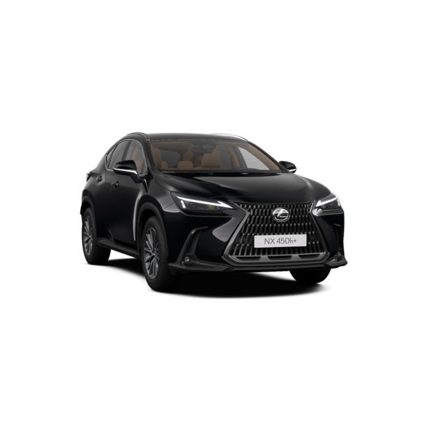 Ein Lexus NX 450h+ in Seitenansicht auf weißem Hintergrund 