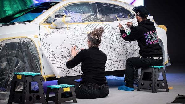 LEXUS UNVEILS THE WORLD’S FIRST TATTOOED CAR