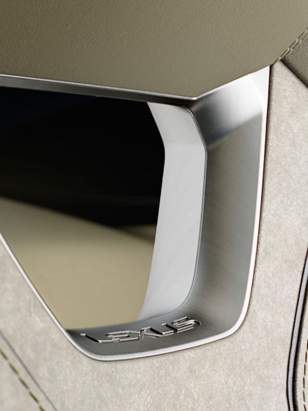 Nahaufnahme der Ausstattungsdetails eines Lexus LF SA Konzeptfahrzeugs