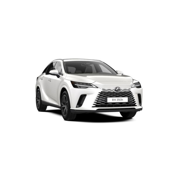 Ein Lexus RX 350h in Seitenansicht auf weißem Hintergrund