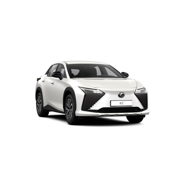 Ein Lexus RZ 450e in Seitenansicht auf weißem Hintergrund