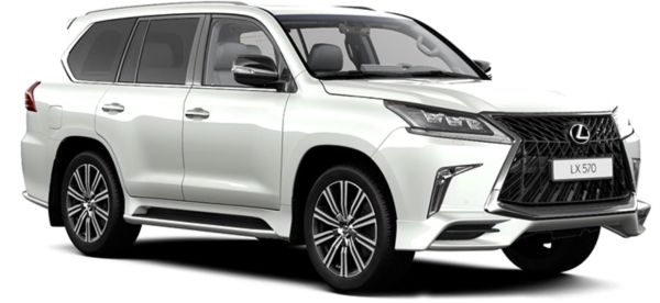 Profil boczny Lexusa LX
