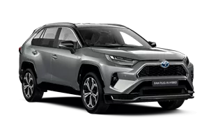 Stříbrné SUV Toyota RAV4 Plug-in Hybrid