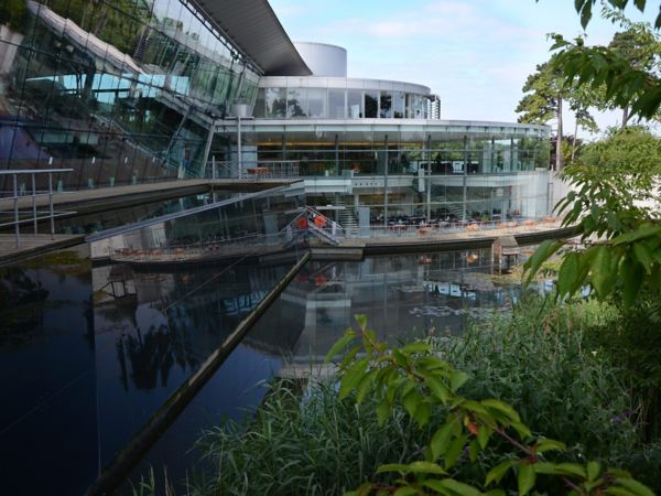 wide view of Toyota head office outside