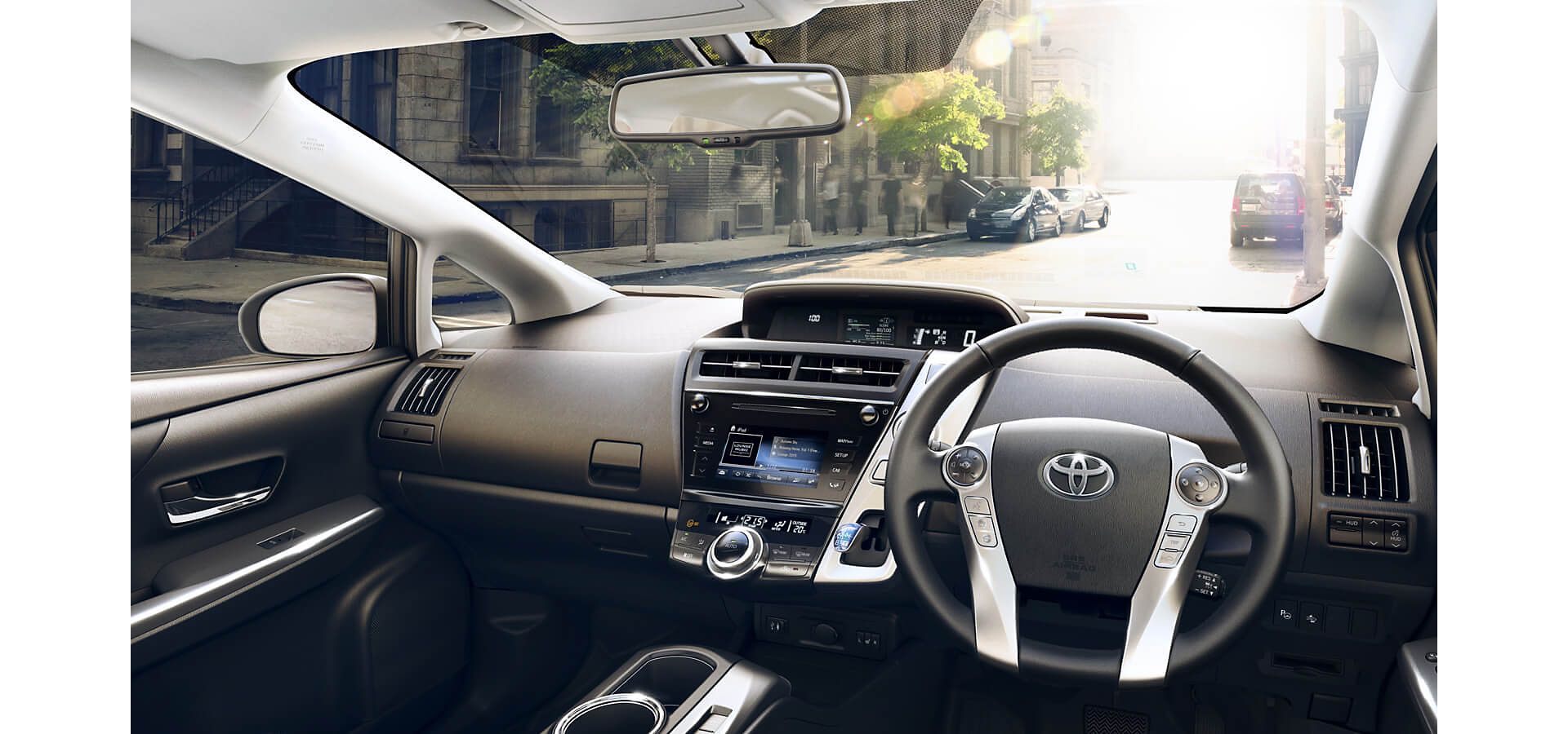 Toyota Prius+ front interior