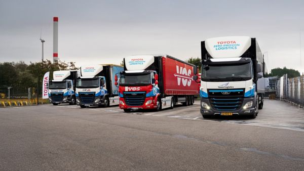 Wodorowe ciężarówki w europejskiej logistyce Toyoty pokonały 80 tysięcy kilometrów