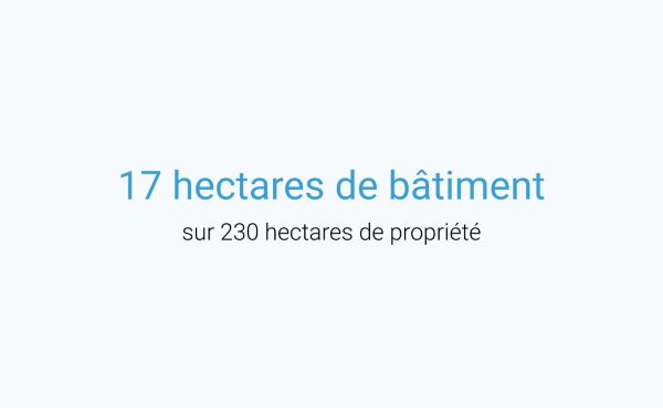 17 hectares pour notre site