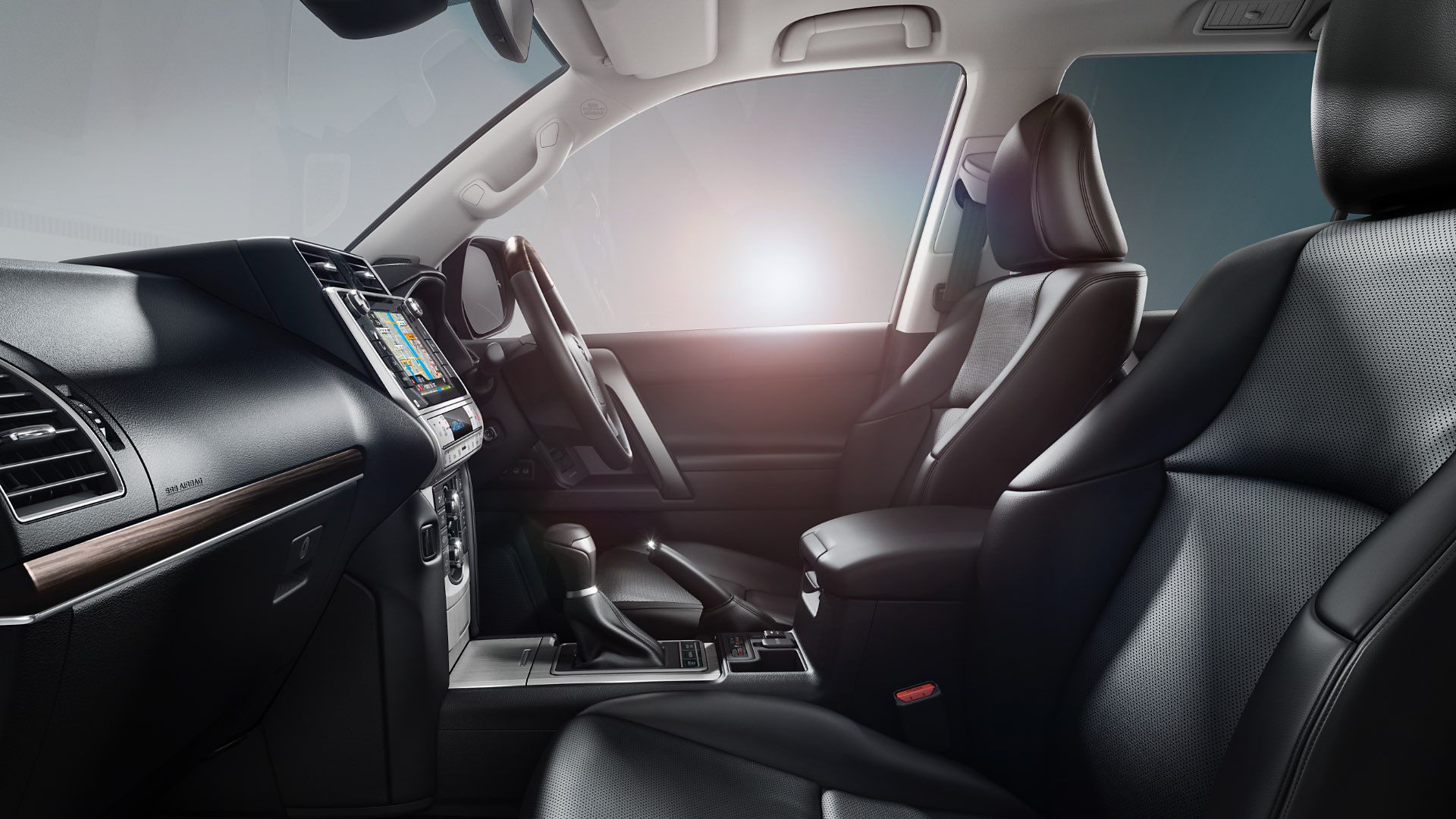 Toyota Land Cruiser front interior