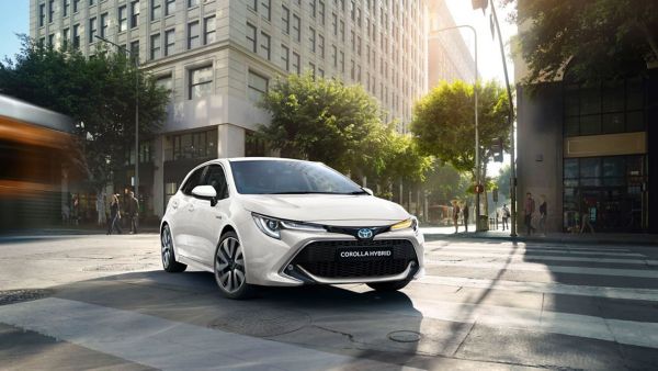 Toyota Corolla Hatchback parked in road