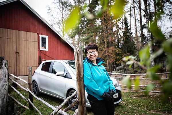 Katri Heikkilä ja Toyota Yaris