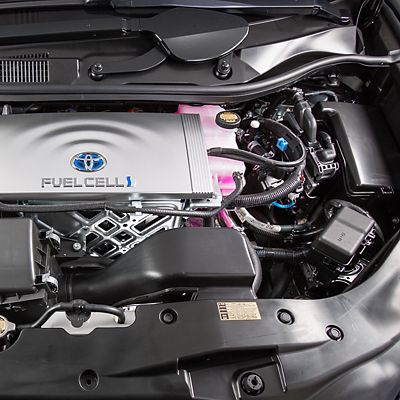 Prius hydrogen fuel cell top