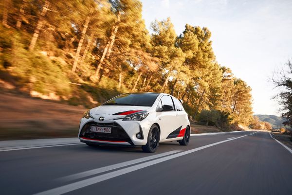 2017, Toyota, Yaris, GRMN, linker, vooraanzicht