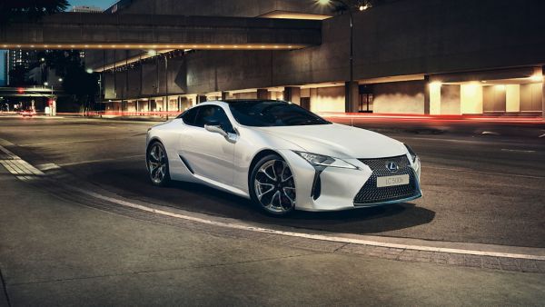 Lexus, exterieur, LC, 500h, voorkant, wit