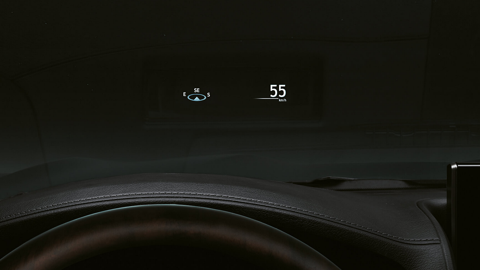 The HUD in a Lexus LX