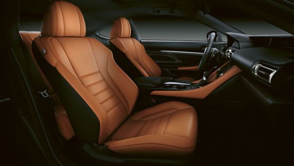 side interior of a Lexus RC