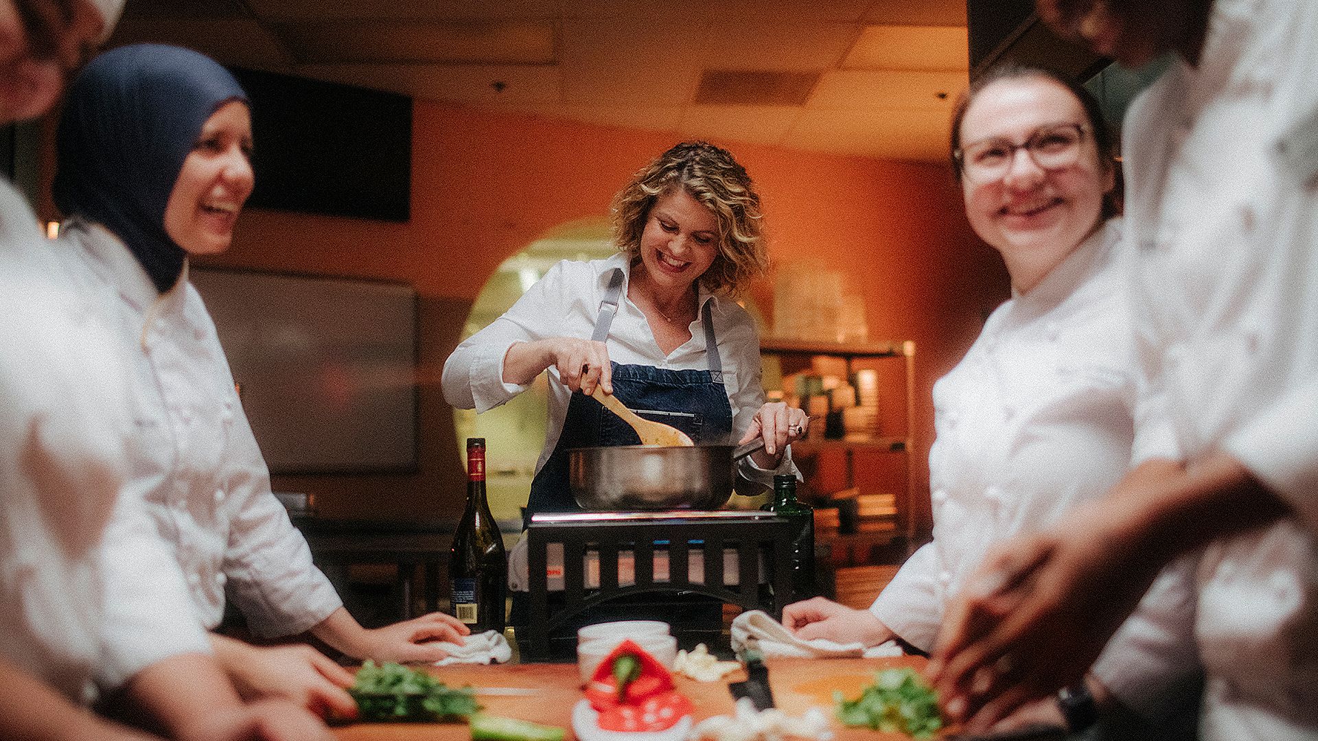 Michelle Bernstein cooking