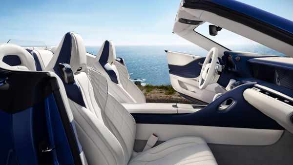 Lexus LC convertible front interior 