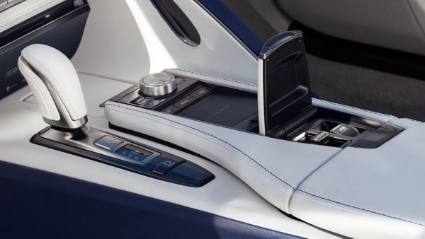 Lexus LC Convertible centre console 