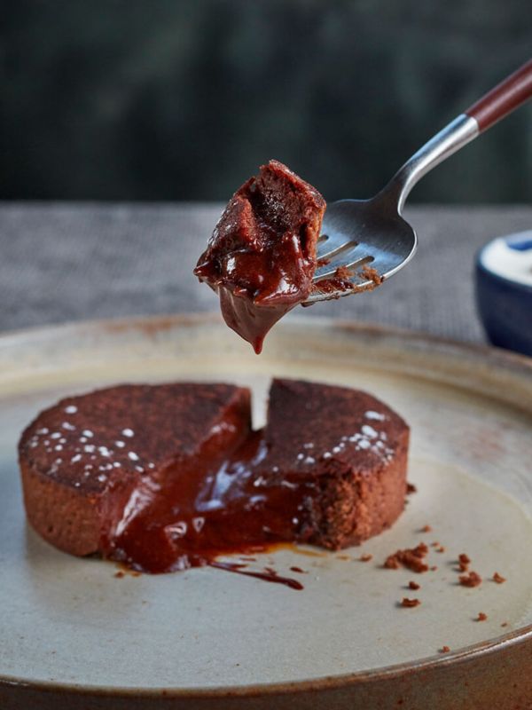 molten chocolate tart