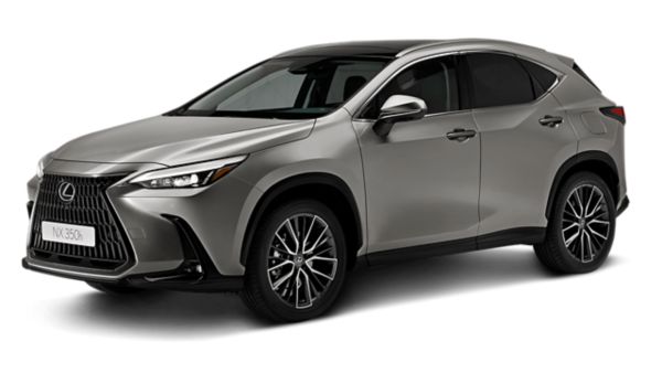 Lexus NX 350h driving in a rural location 