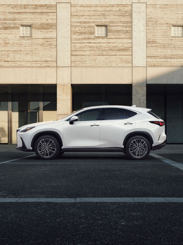 Rear view of a Lexus NX 450h+