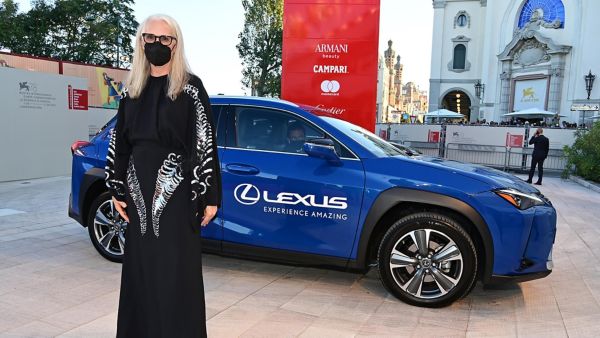 A female star at the 2021 Venice Film Festival 