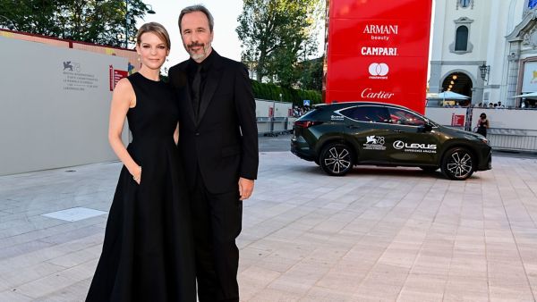 A male and female star at the 2021 Venice Film Festival 