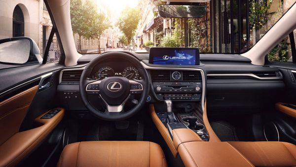 far view of Lexus RX L interior