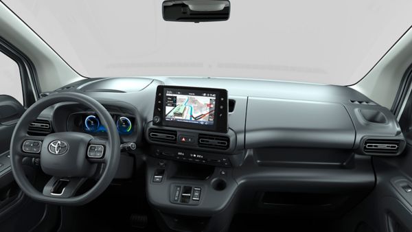 Interior view of a Toyota