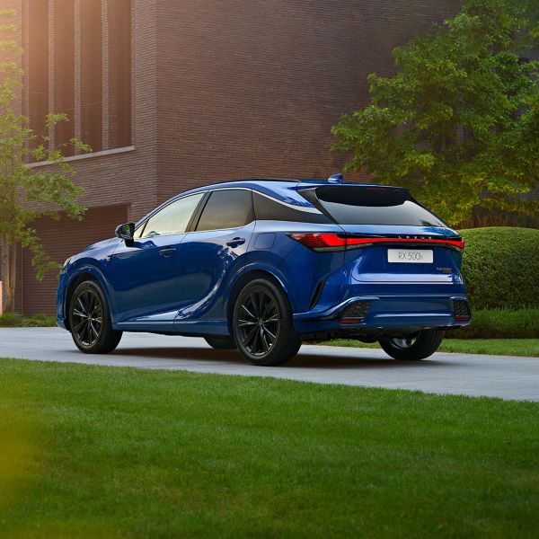 Lexus RX 500h F Sport parked on a driveway