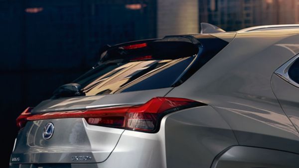 Rear view of the Lexus UX 250