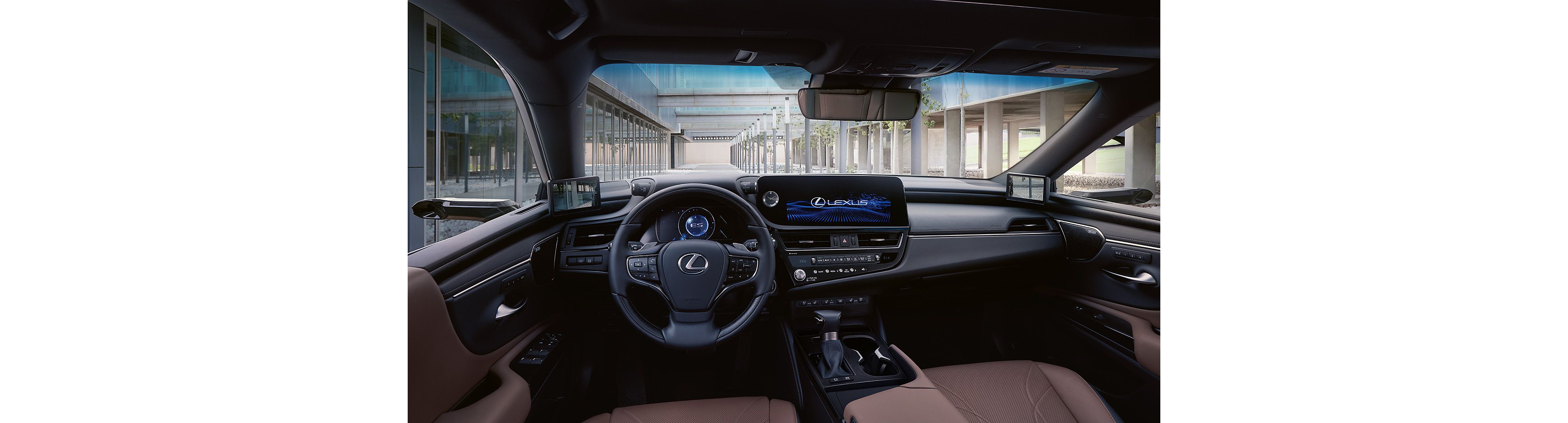 Front interior of a Lexus ES