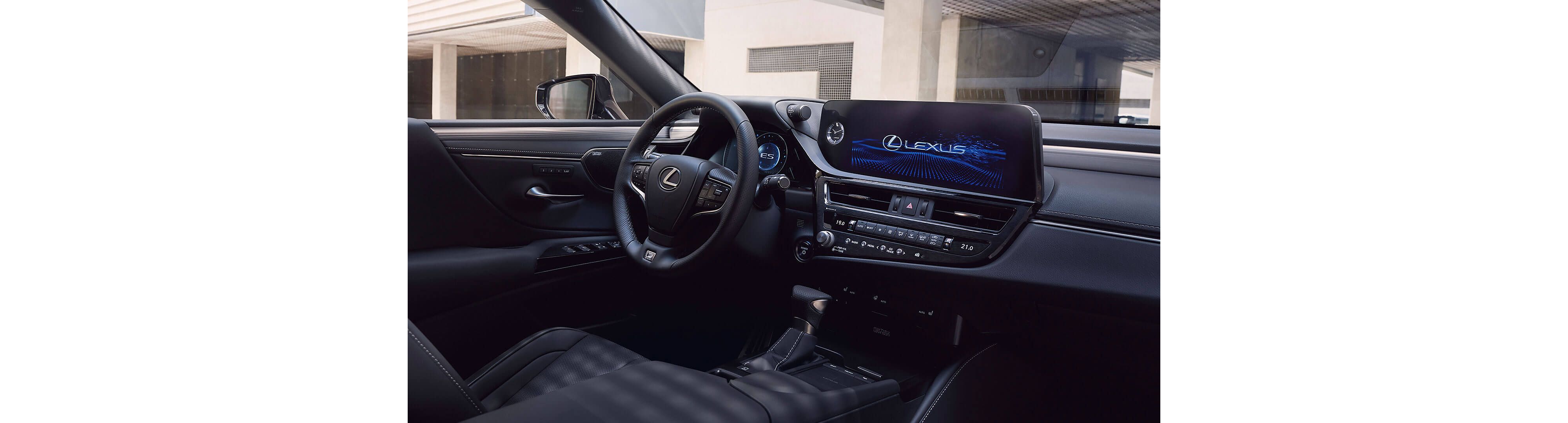 The Lexus ES cockpit 