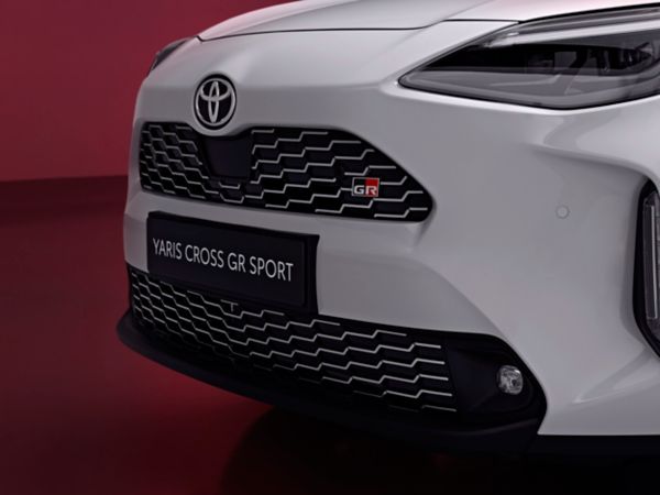 Toyota Yaris Cross GR Sport front bumper with sports grill