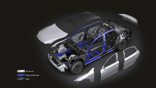 Digital Lexus LS skeleton diagram