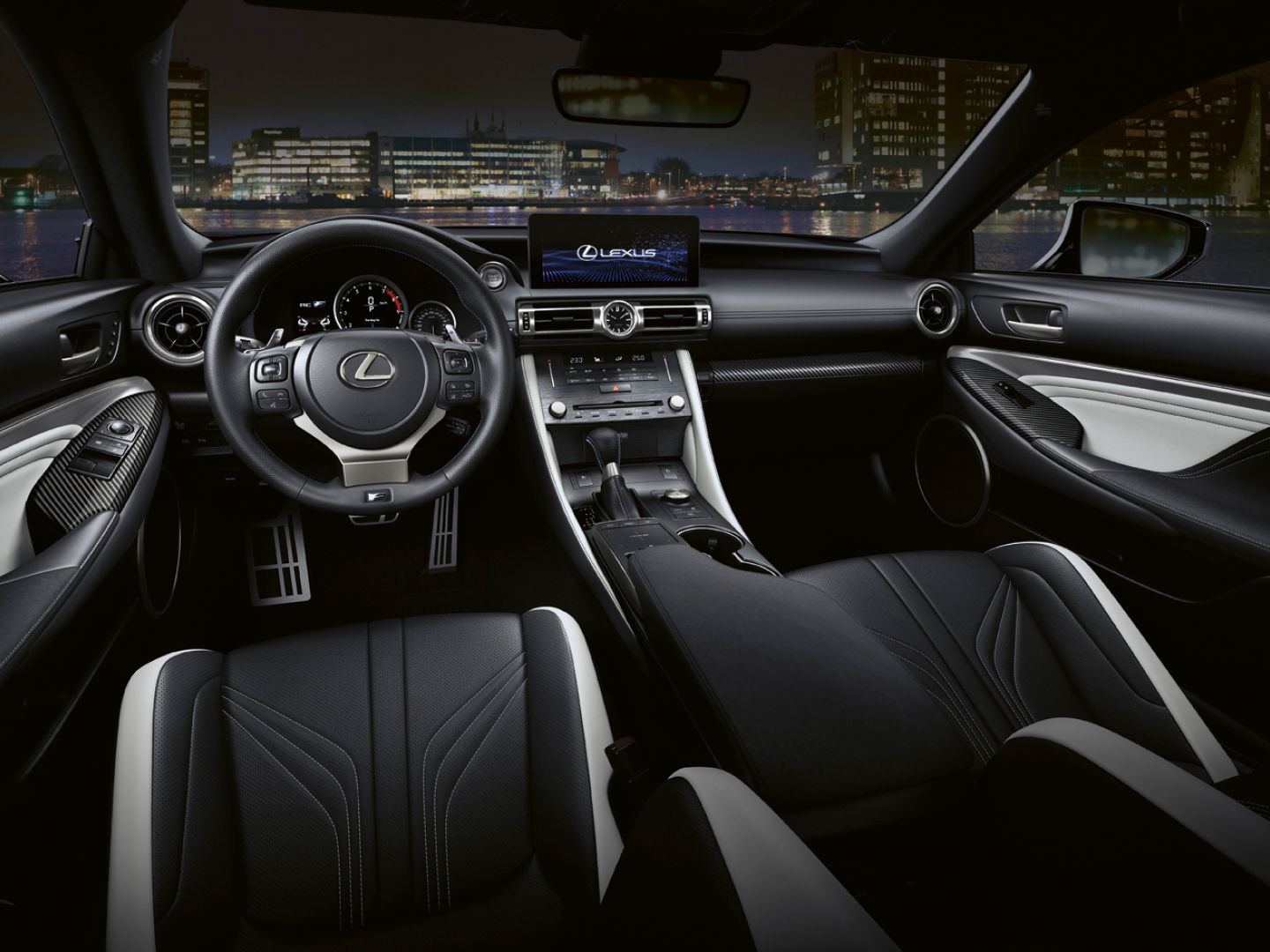 Lexus RC F front interior