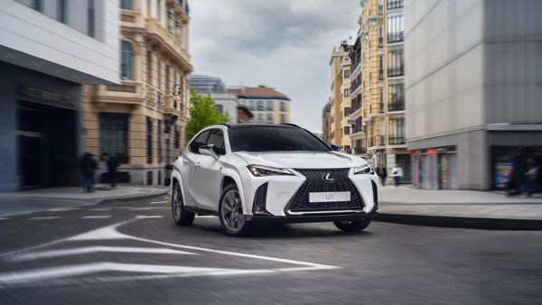 Lexus UX driving