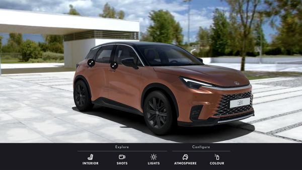 Lexus LBX 360 experience screenshot