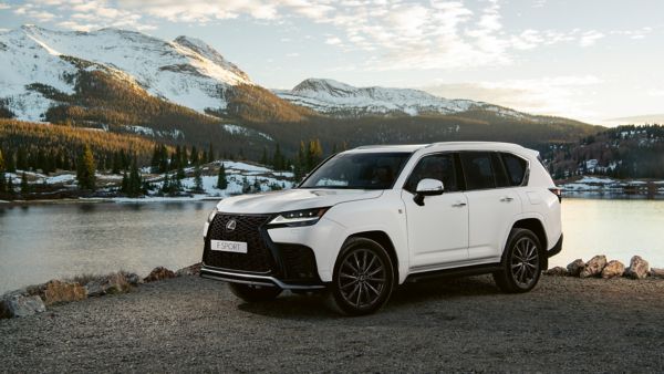 Lexus LX parked in a rural area