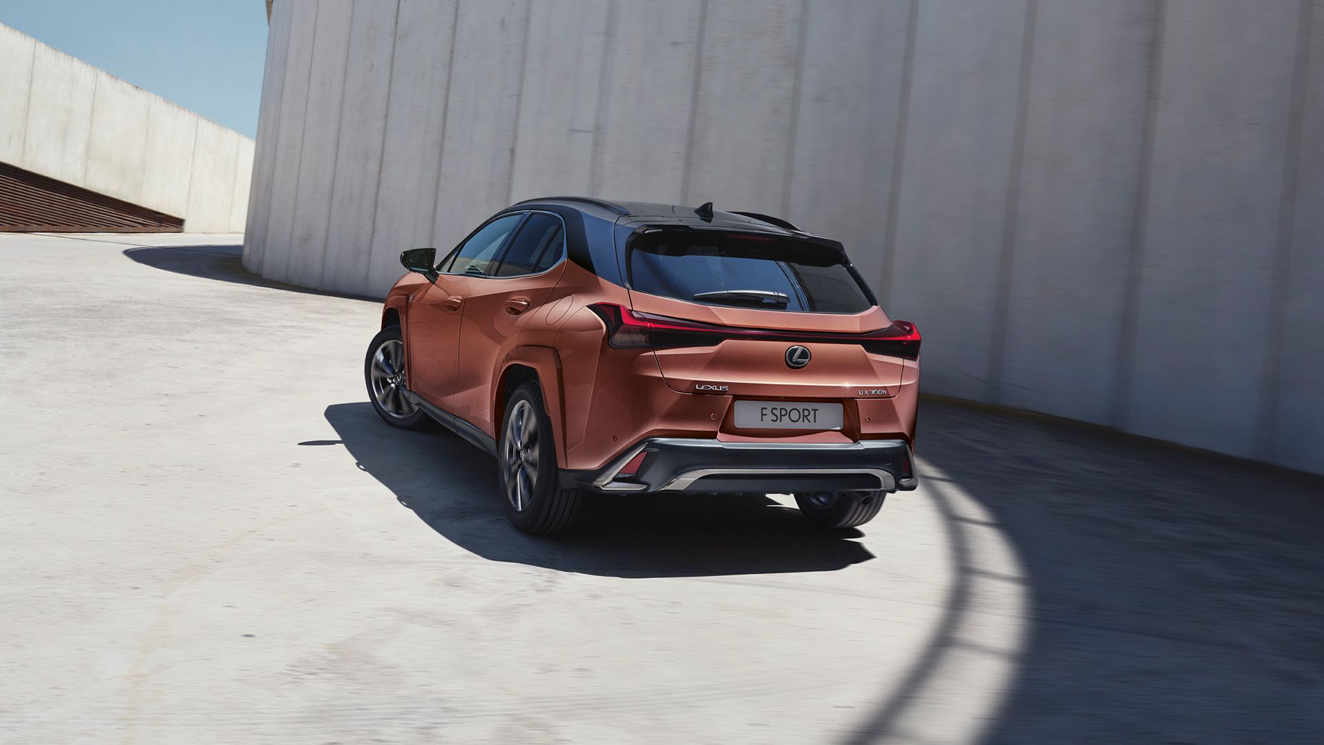 Lexus UX F Sport driving