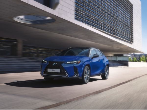 Lexus UX driving