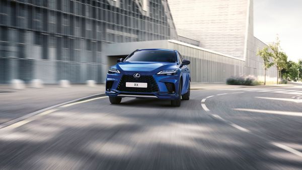 Lexus RX driving on a road