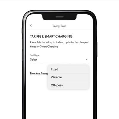 A mobile phone demonstrating the Lexus app.