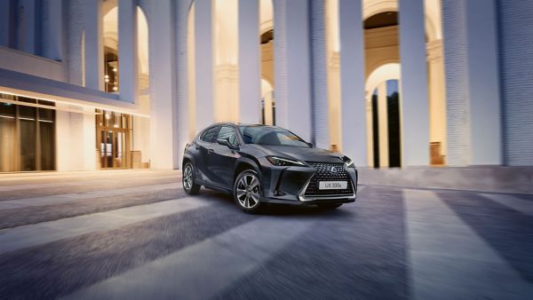 The exterior of a Lexus UX 300e